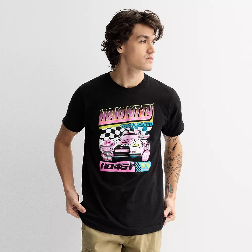 Mens Hello Kitty Tokyo Speed Graphic Tee Product Image