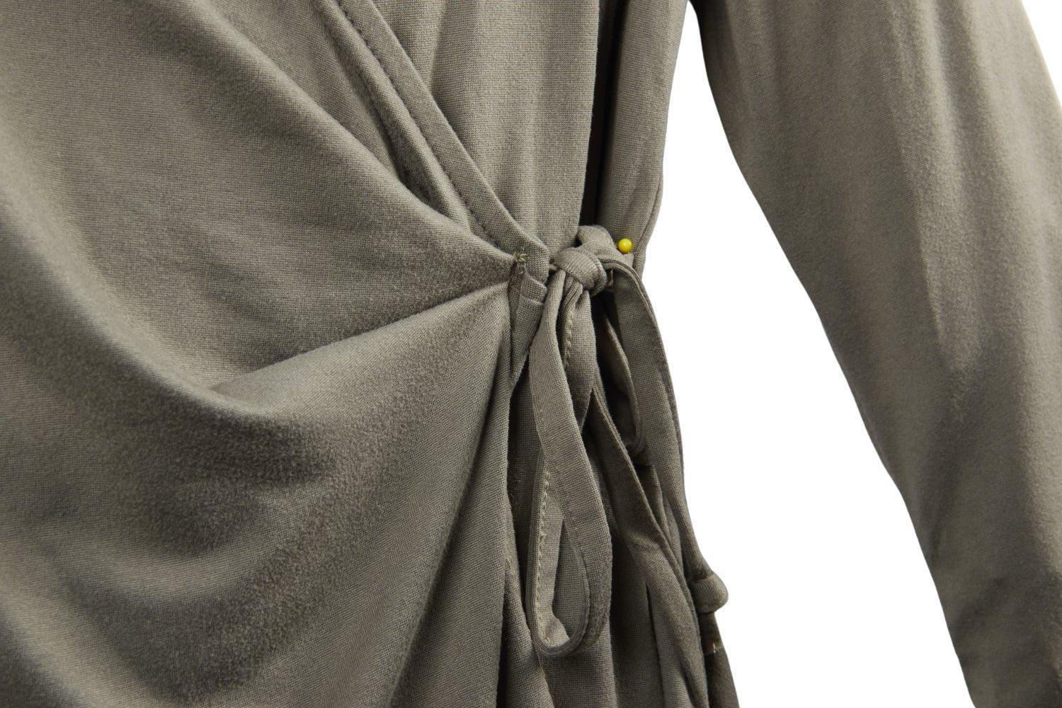 Inner Beauty Solid 3/4 Sleeve Surplice Front V-Neck Top Product Image