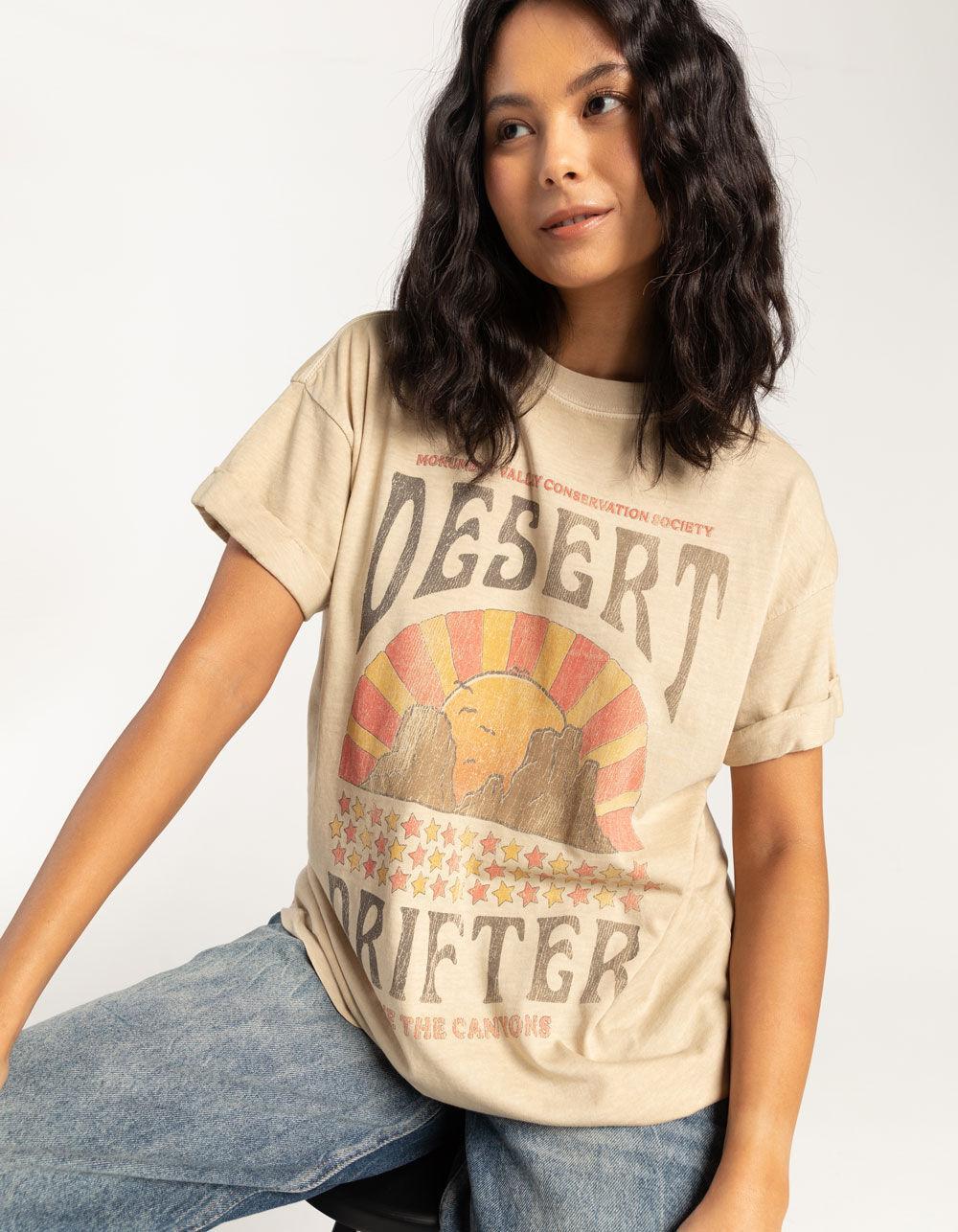 GIRL DANGEROUS Desert Drifter Womens Boyfriend Tee Product Image