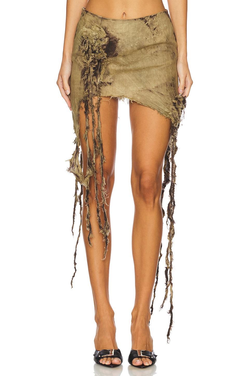 Washed Flower Skirt MARRKNULL Product Image