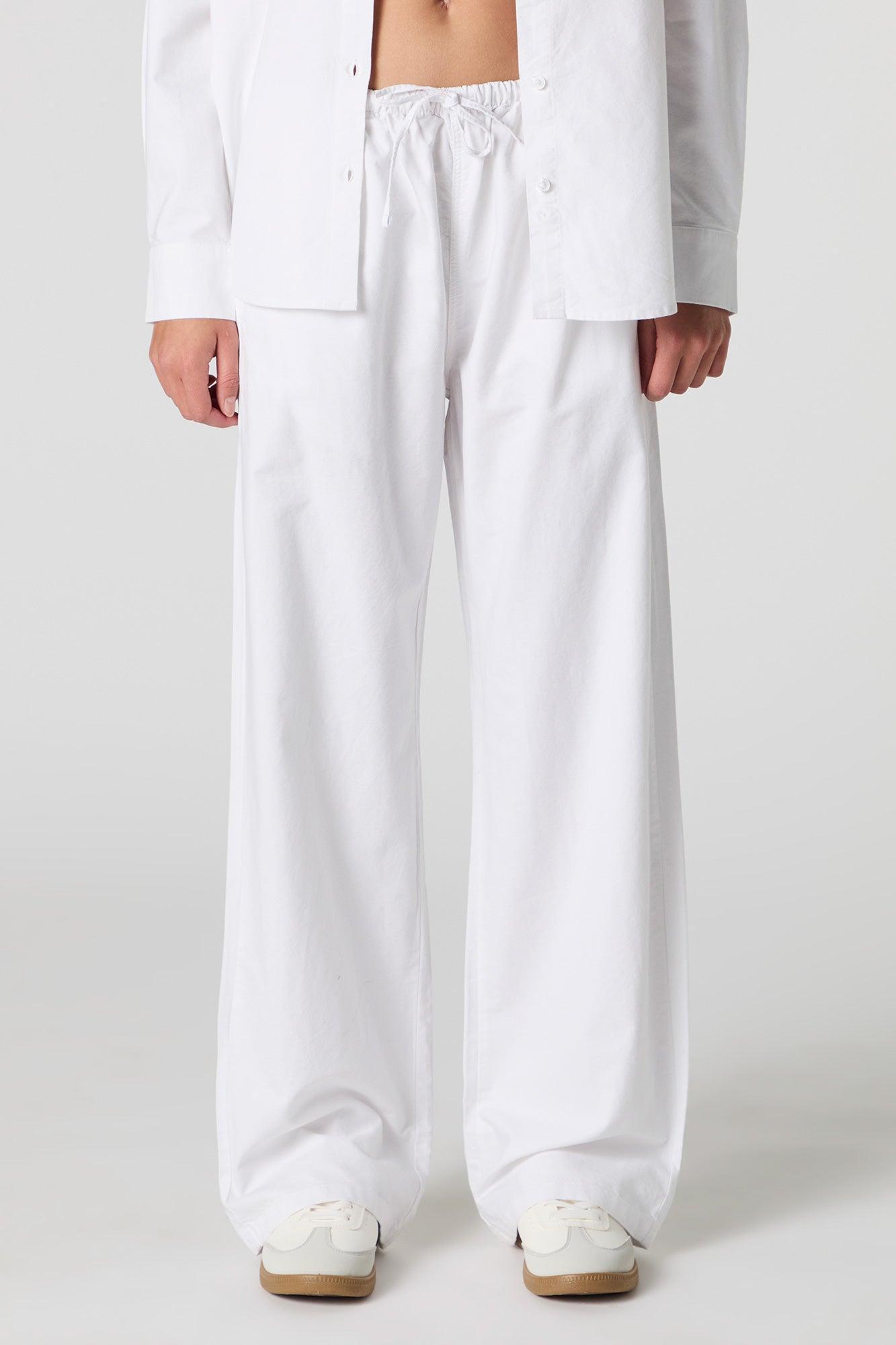 Drawstring Wide Leg Pant Female Product Image