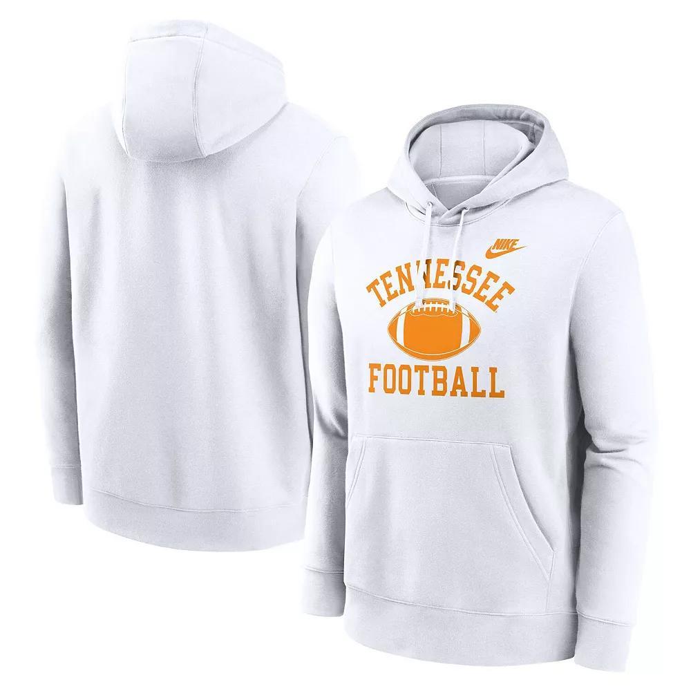 Men's Nike White Tennessee Volunteers Legacy Football Icon Club Fleece Pullover Hoodie, Size: Large Product Image