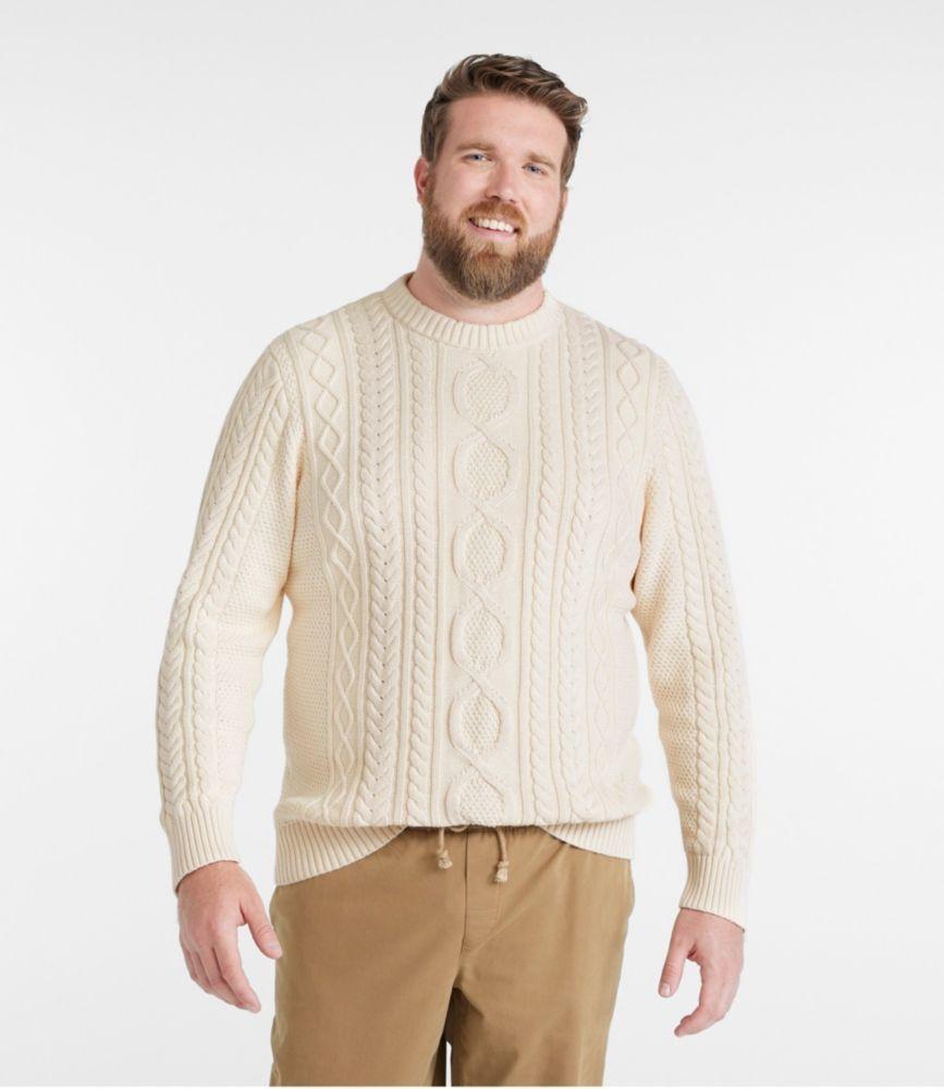 
                            Men's Bean's Heritage Soft Cotton Fisherman Sweater, Crewneck
                         Product Image