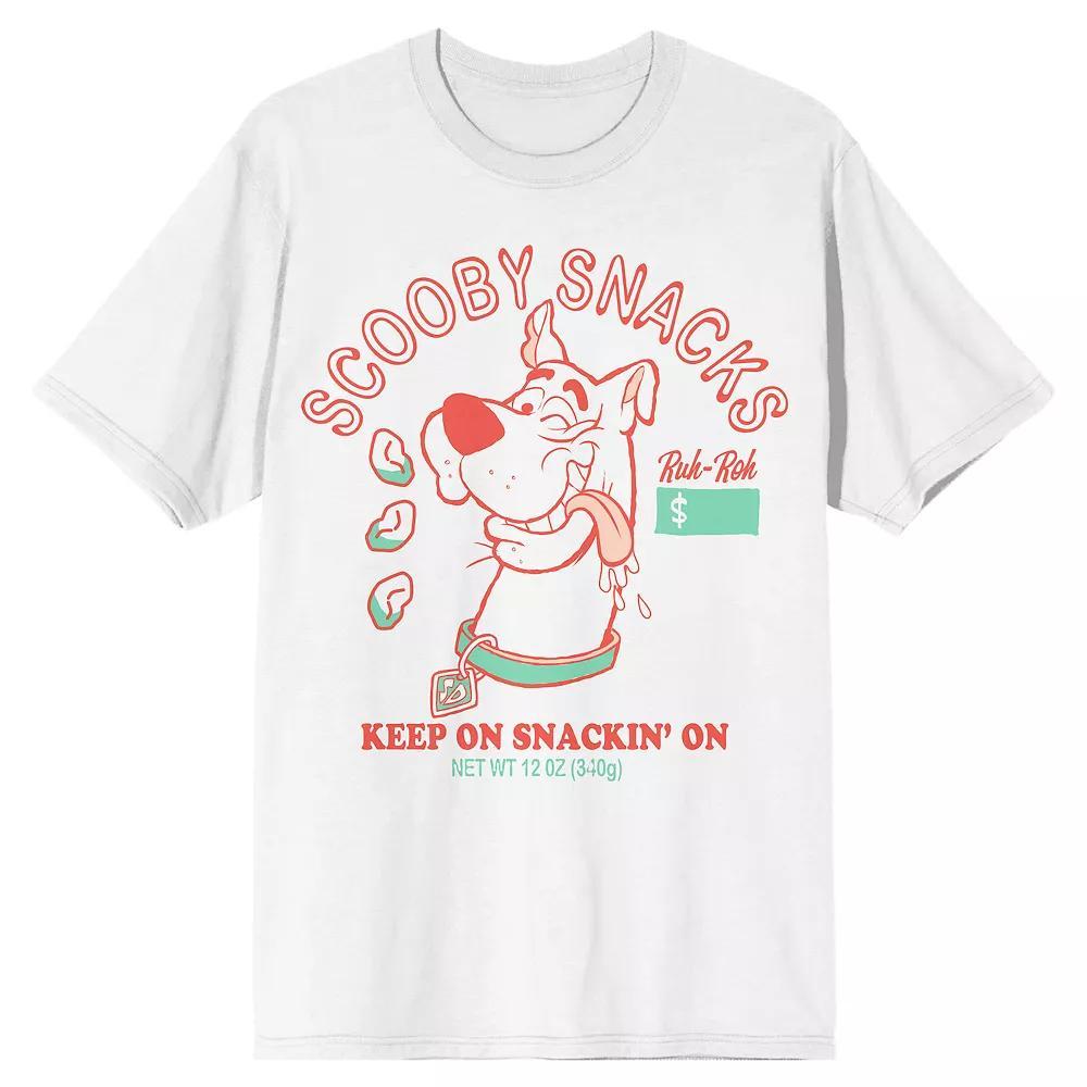 Men's Scooby Doo Scooby Snacks Tee, Size: Medium, White Product Image