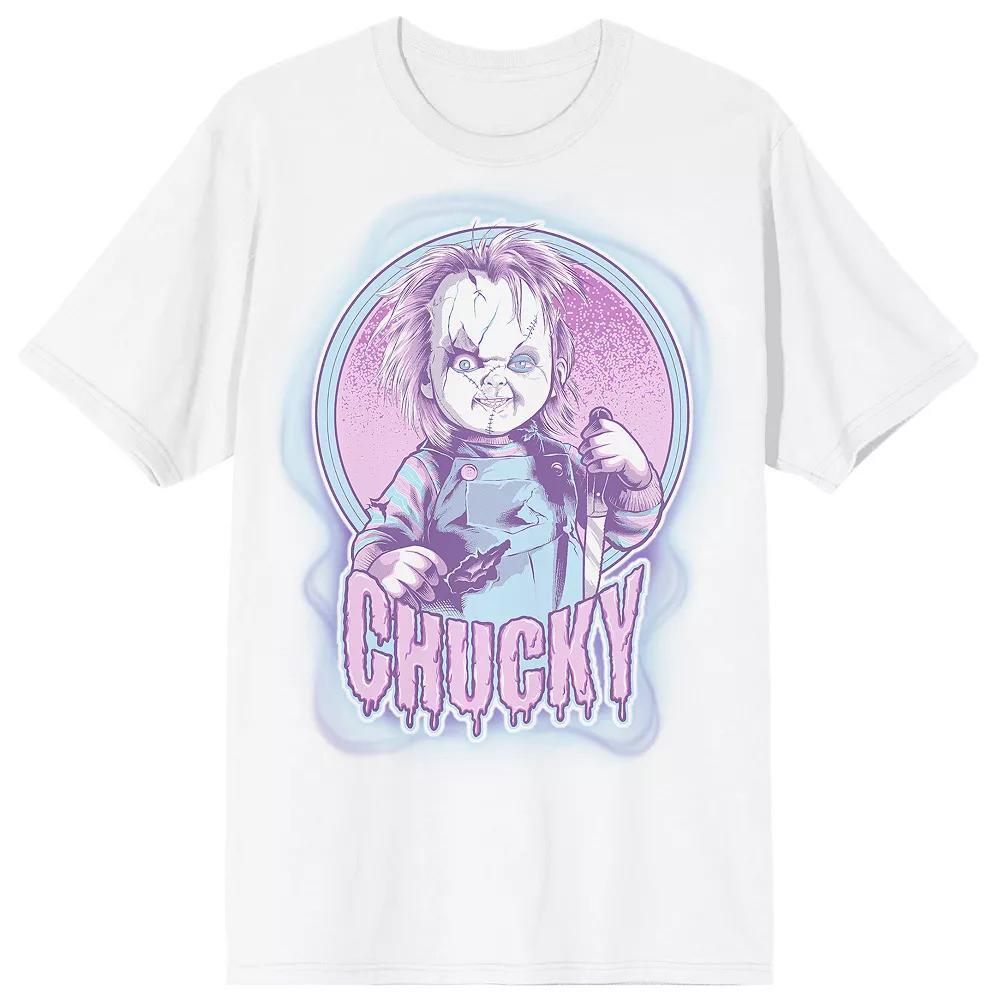 Men's Chucky Graphic Tee, Size: Large, White Product Image
