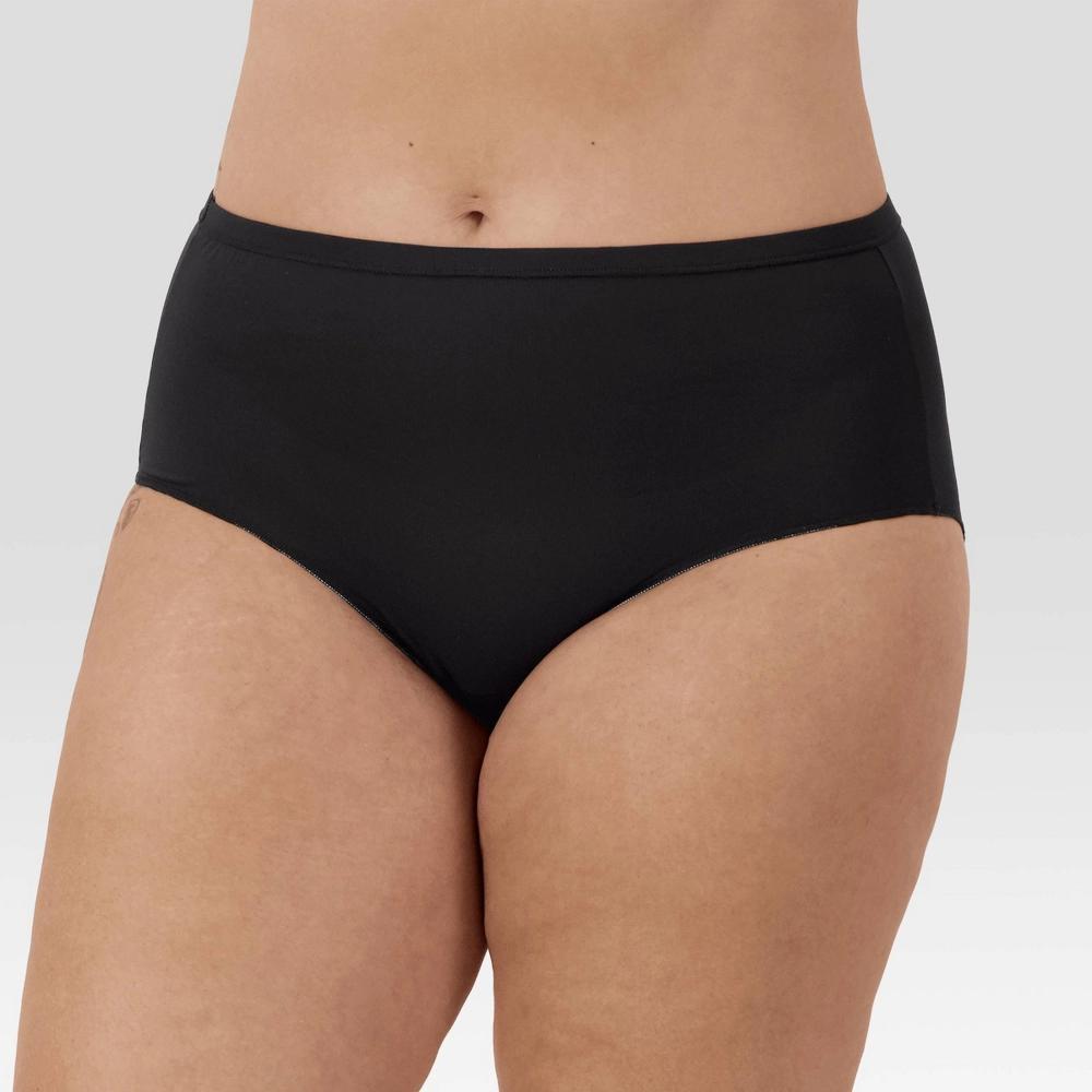 Hanes Just My Size Womens Stretch Cotton Brief Underwear, 5-Pack (Plus ) Assorted 14 Product Image