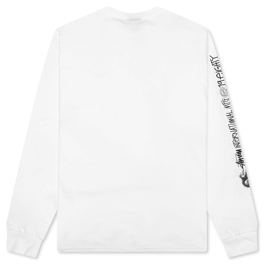 Long Haul L/S Tee - White Male Product Image