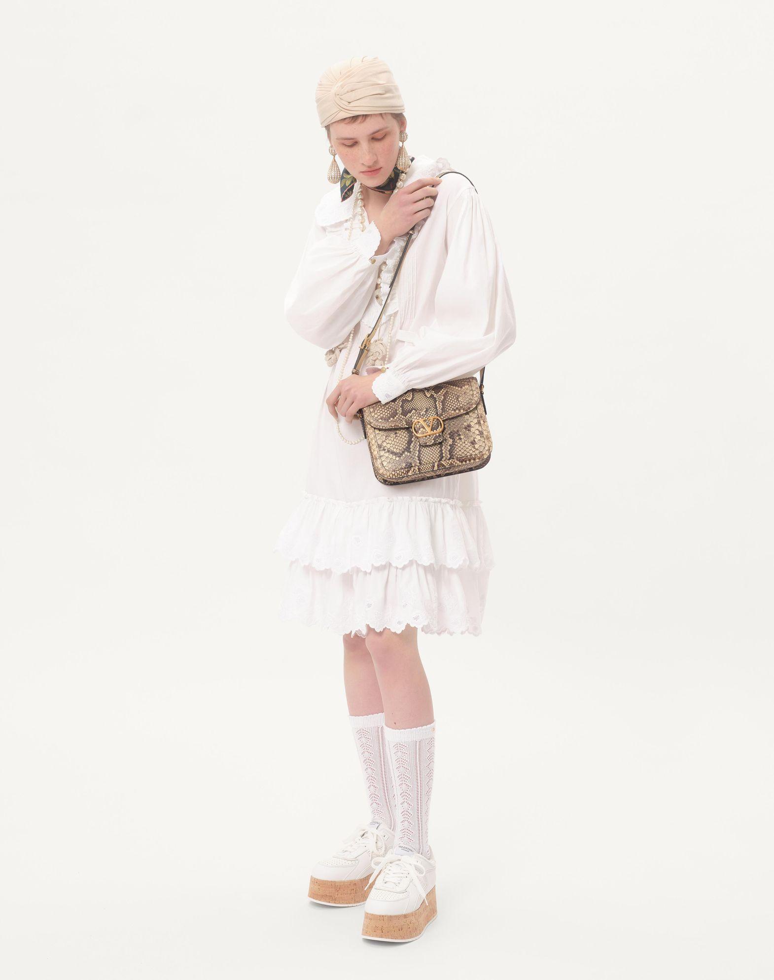 Valentino Garavani 9To5 Python Shoulder Bag Product Image