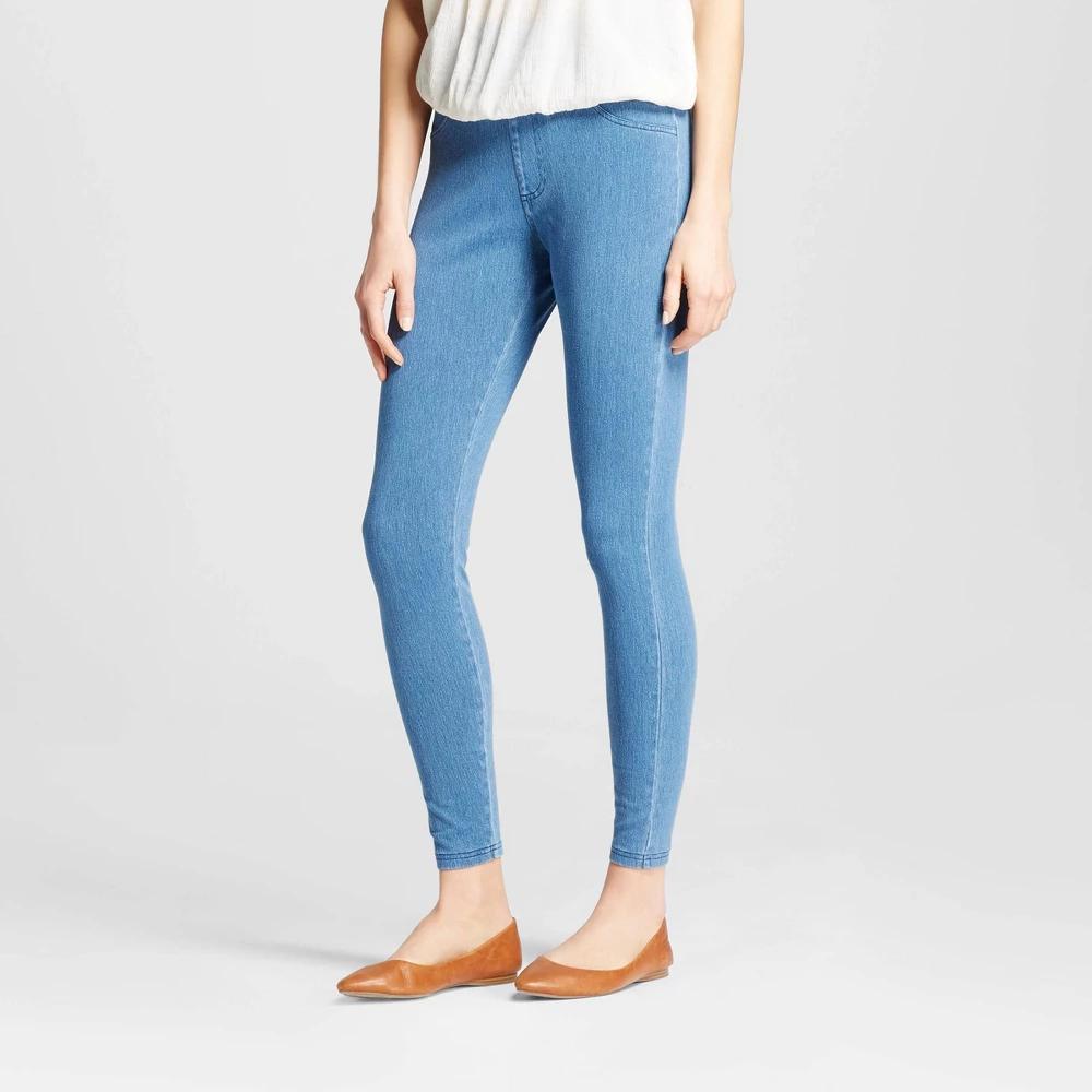 Women's High Waisted Jeggings - A New Day™ XL: Ankle Length, Elastic Waistband Product Image