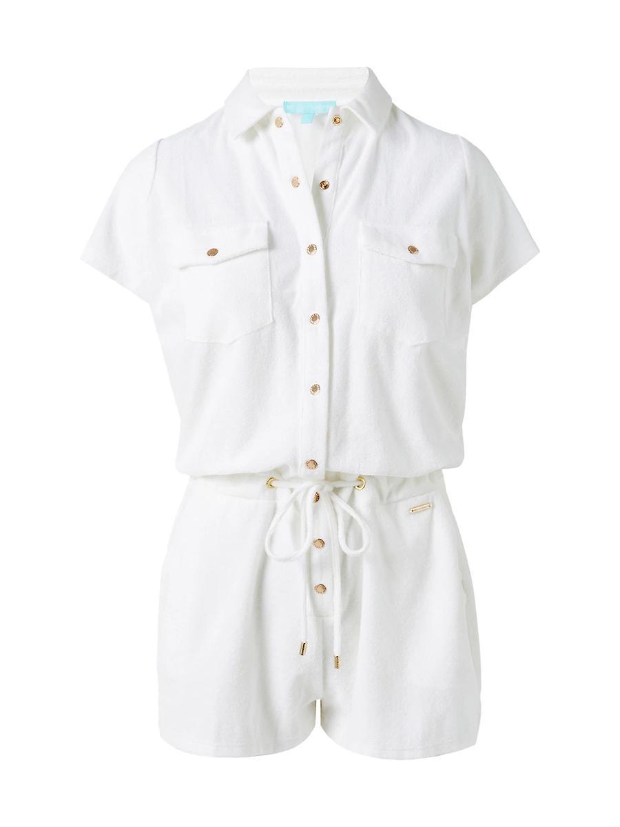 Womens Cheryl Terry Short-Sleeve Romper Product Image
