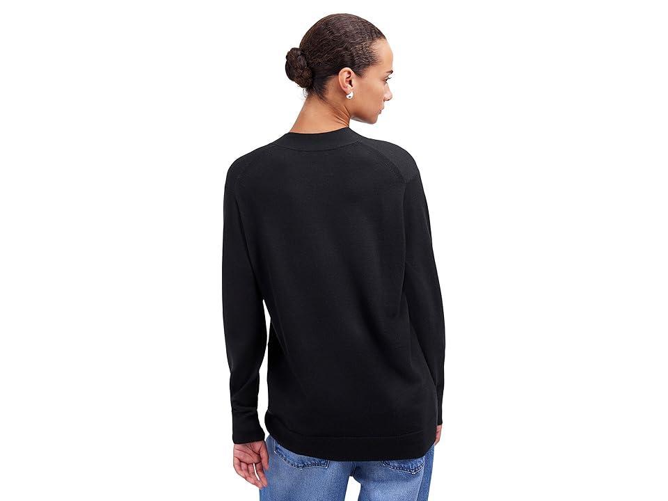 Madewell Frankie Merino Wool Boyfriend Cardigan (True ) Women's Sweater Product Image