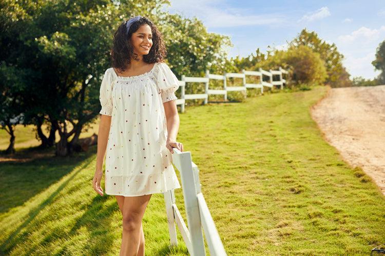 Summertime Garden Stories Smocked Mini Dress Product Image