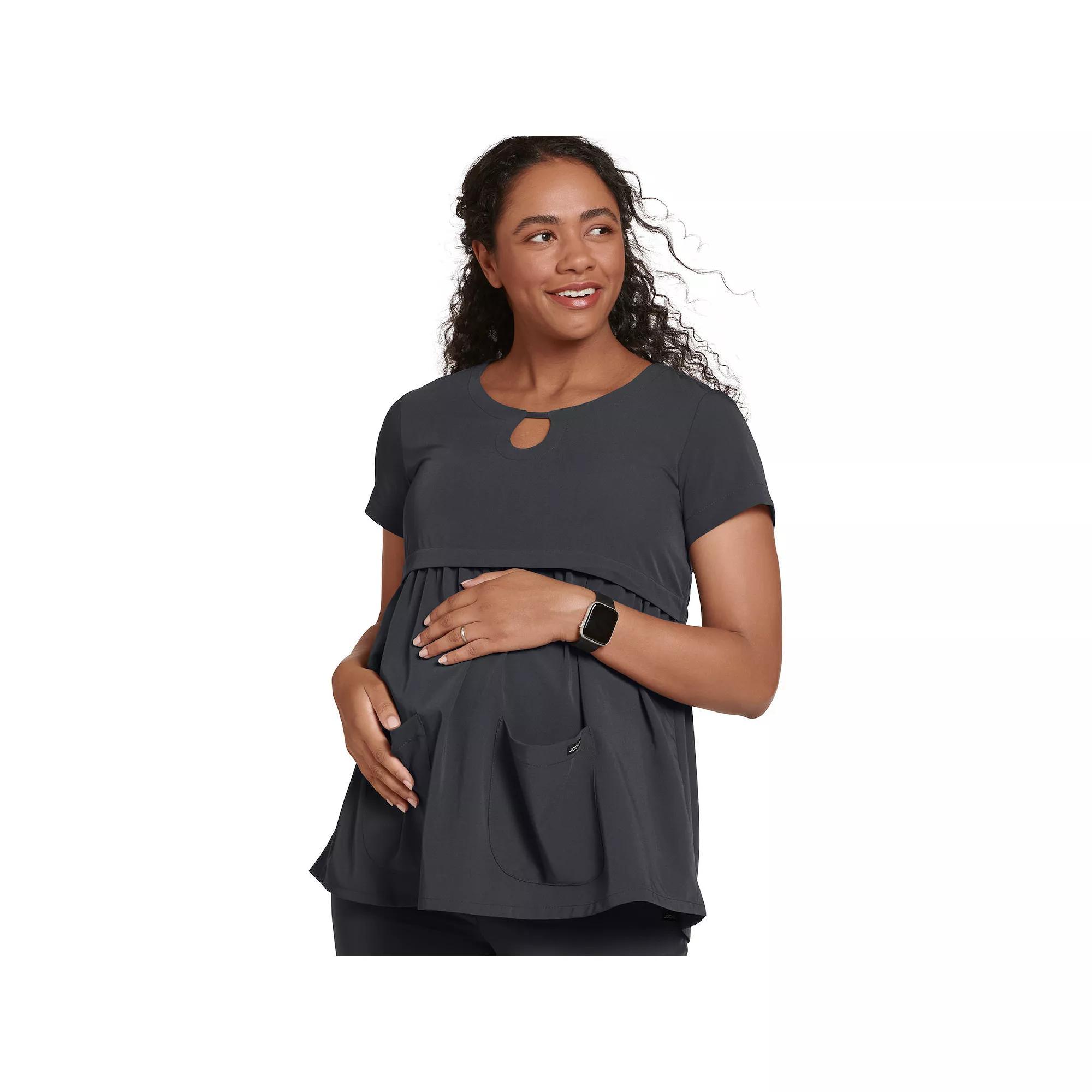 Maternity Jockey Scrubs Empire Waist Top 2461, Womens New Blue Product Image