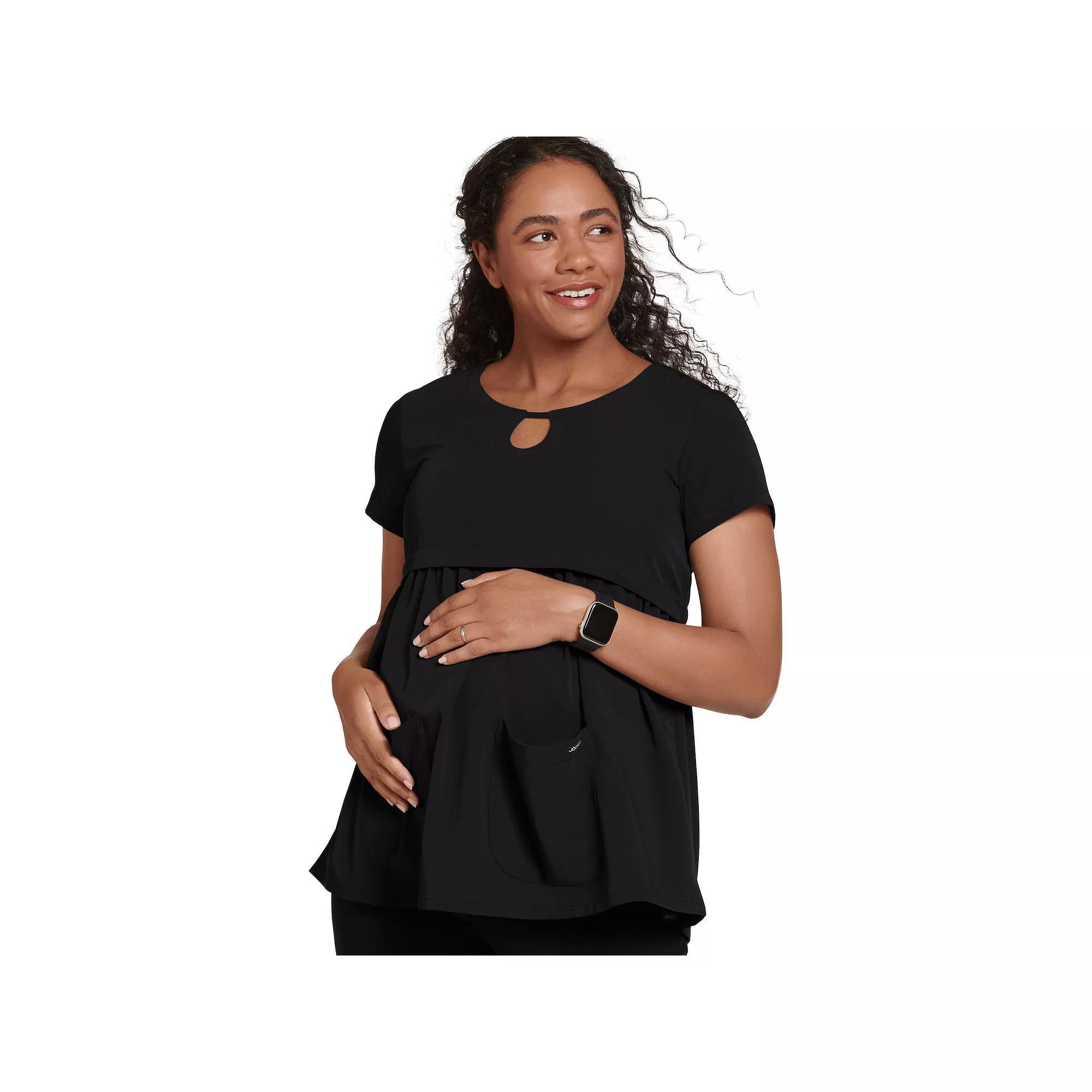 Maternity Jockey Scrubs Empire Waist Top 2461, Womens New Blue Product Image