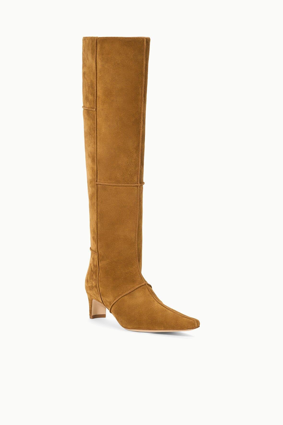 WALLY BOOT | PATCHWORK TAN SUEDE Product Image