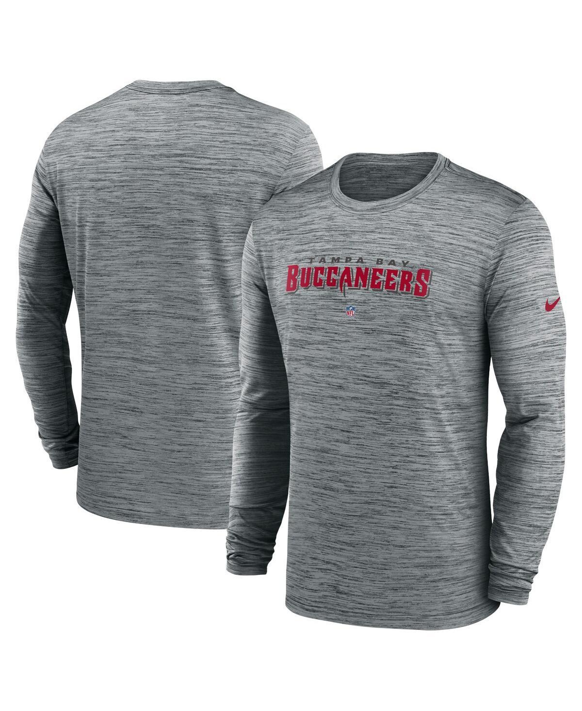 Tampa Bay Buccaneers Sideline Velocity Nike Men's Dri-FIT NFL Long-Sleeve T-Shirt Product Image
