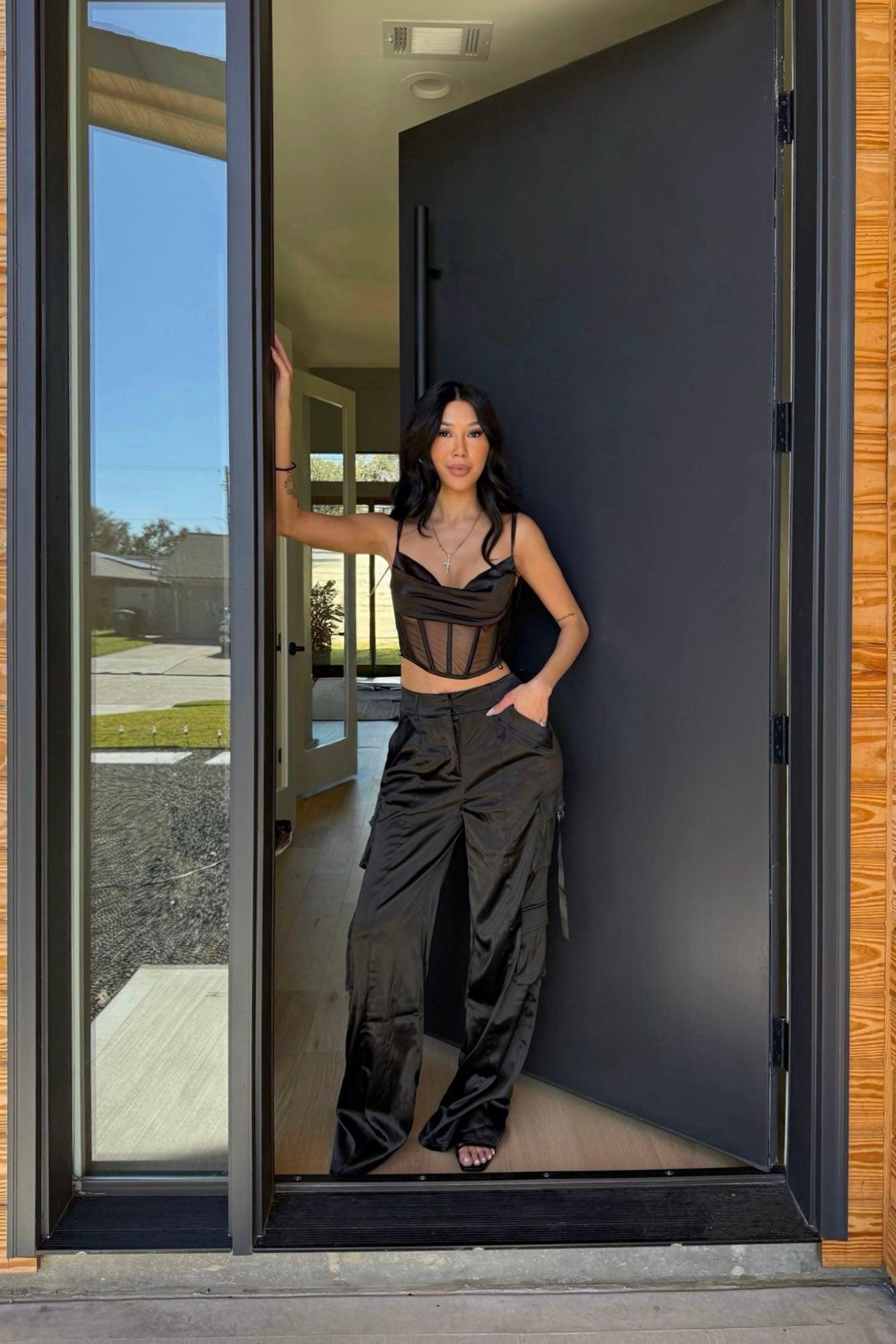No Jealousy Pant Set - Black Product Image