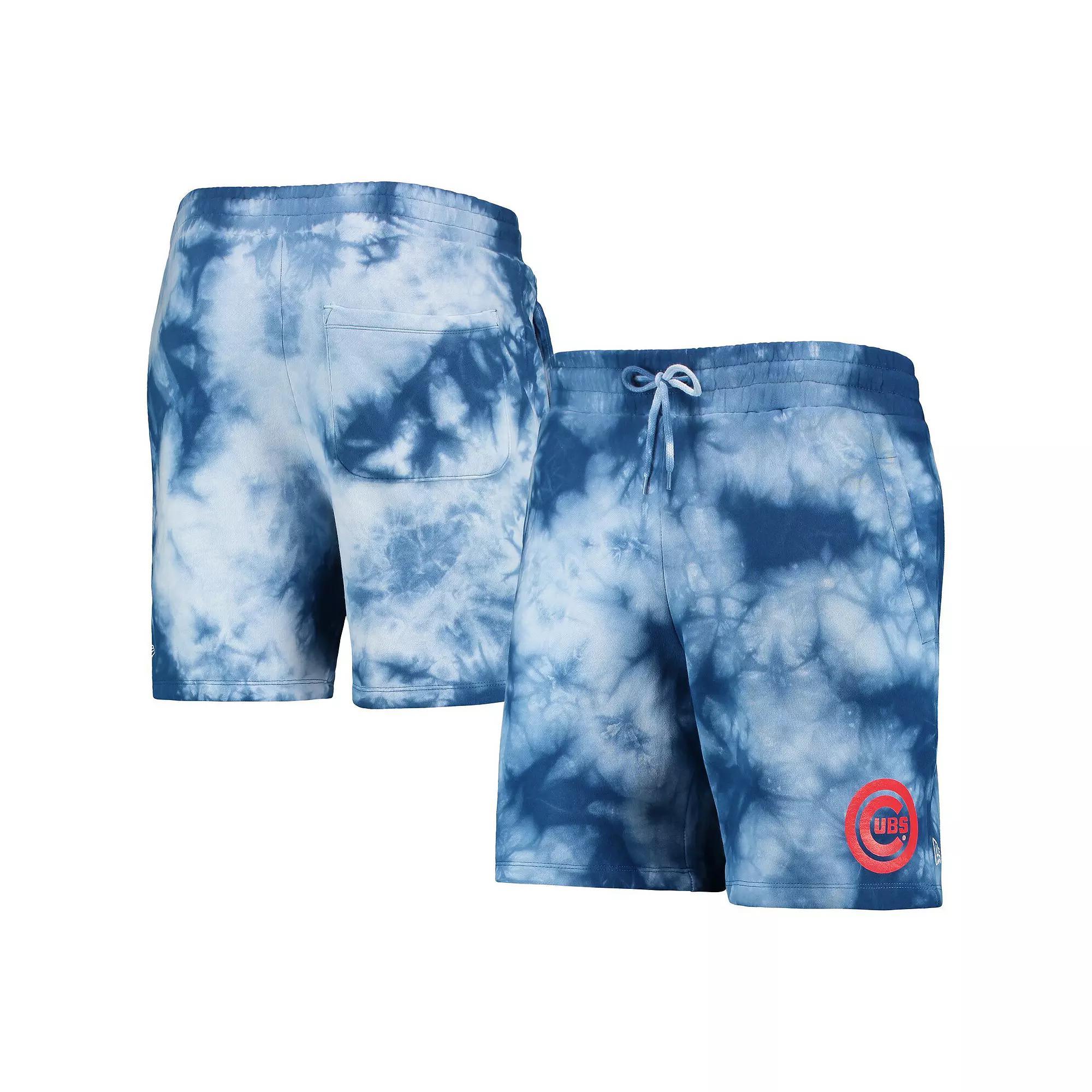 Men's New Era Royal Chicago Cubs Team Dye Shorts, Size: 3XL, Blue Product Image