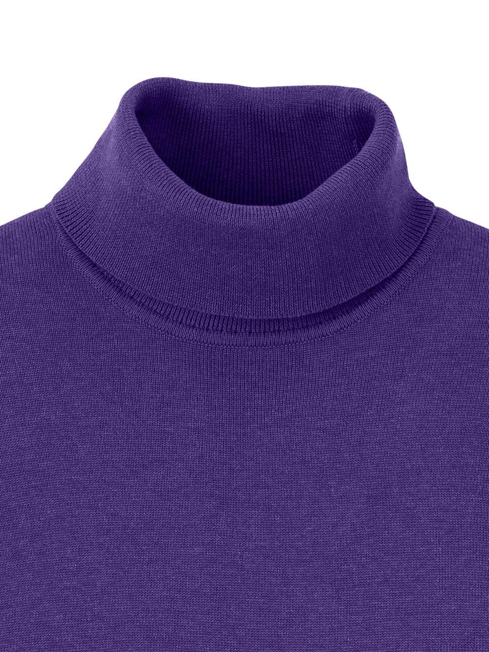 Supima Cotton Turtleneck - Green Product Image