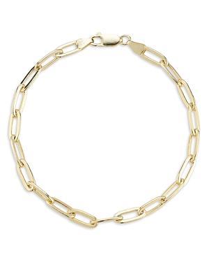 Milanesi And Co Mens 18K Gold Vermeil 3mm Paperclip Bracelet Product Image