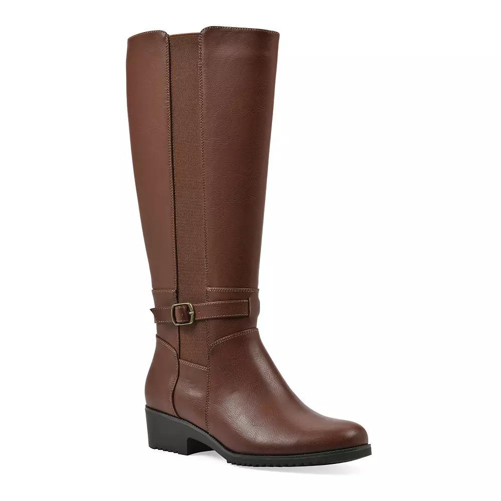 Cliffs by White Mountain Durra Women's Riding Boots, Size: 7, Red Burn Smo Product Image