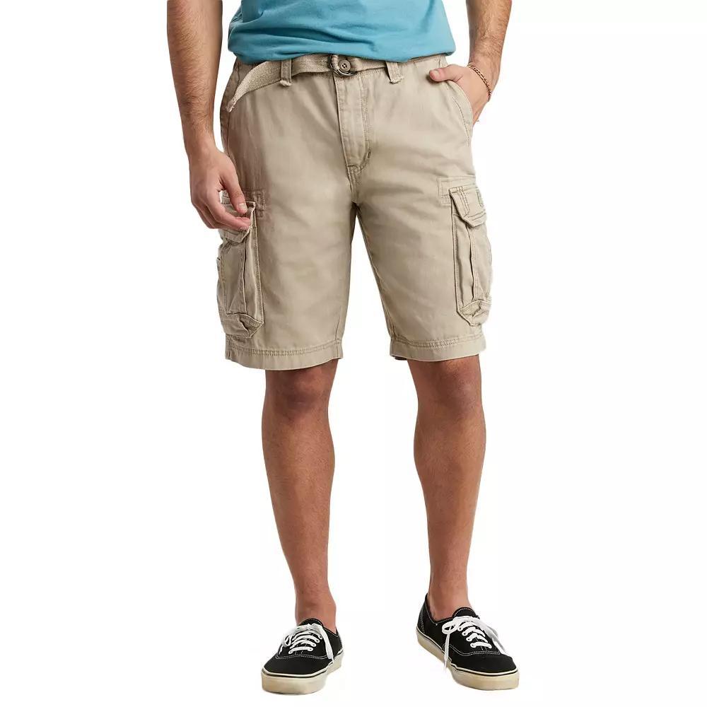 Men's UNIONBAY 11" Survivor Belted Cargo Shorts, Size: 36, Desert Product Image