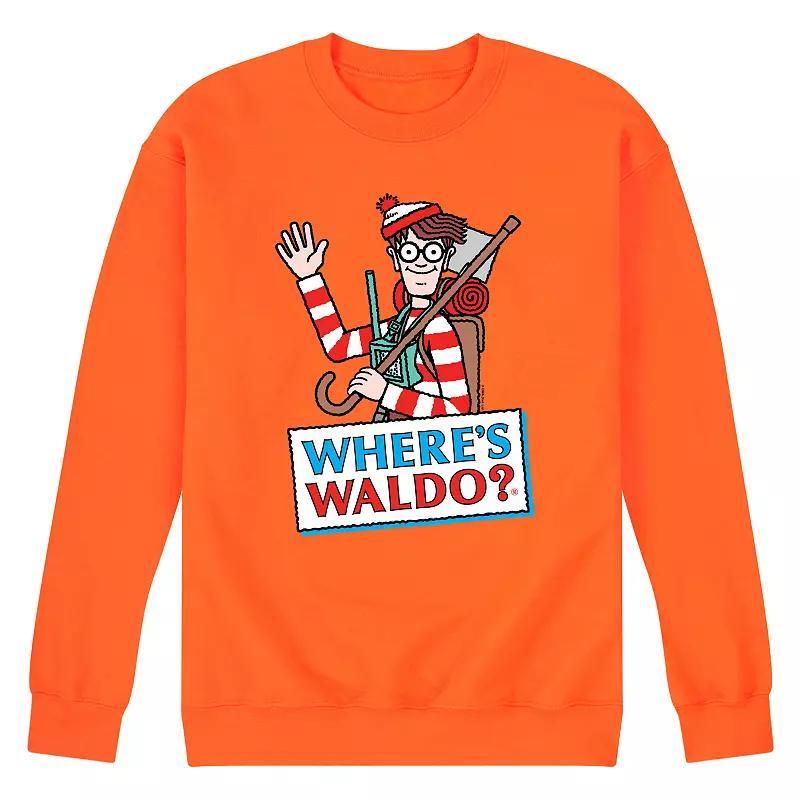 Mens Wheres Waldo Logo Fleece Sweatshirt Product Image