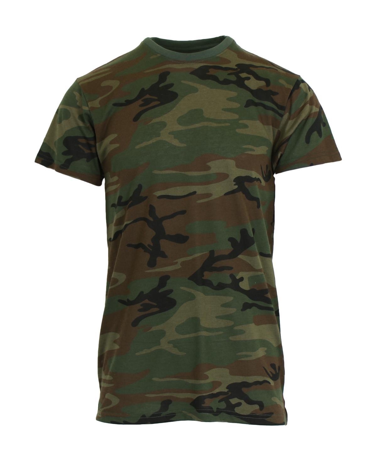 Galaxy By Harvic Mens Camo Printed Short Sleeve Crew Neck T-shirt Product Image