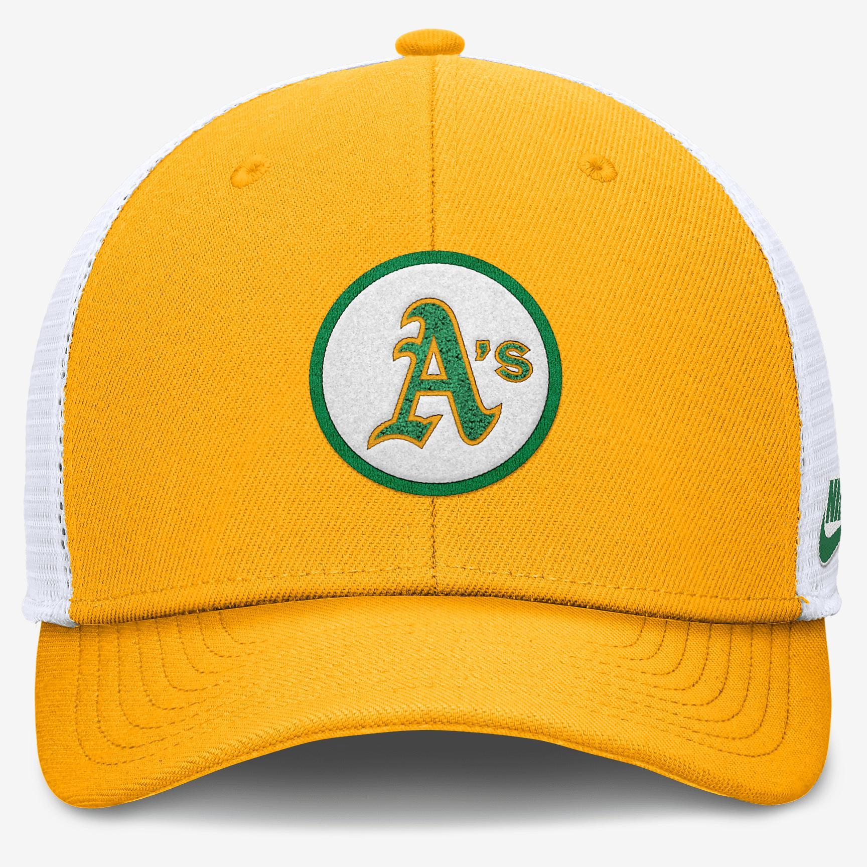 Oakland Athletics Cooperstown Rise Nike Men's Dri-FIT MLB Trucker Adjustable Hat Product Image