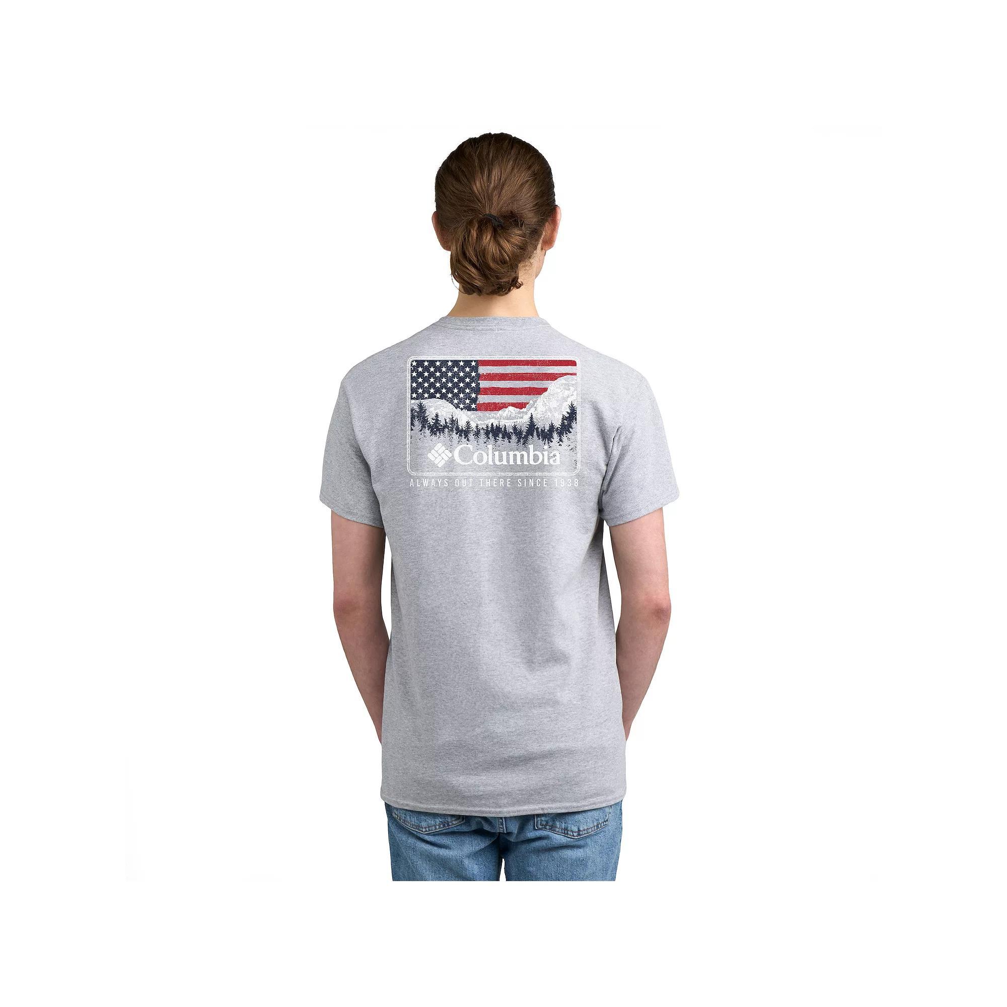 Mens Columbia Short Sleeve Graphic Tee Product Image