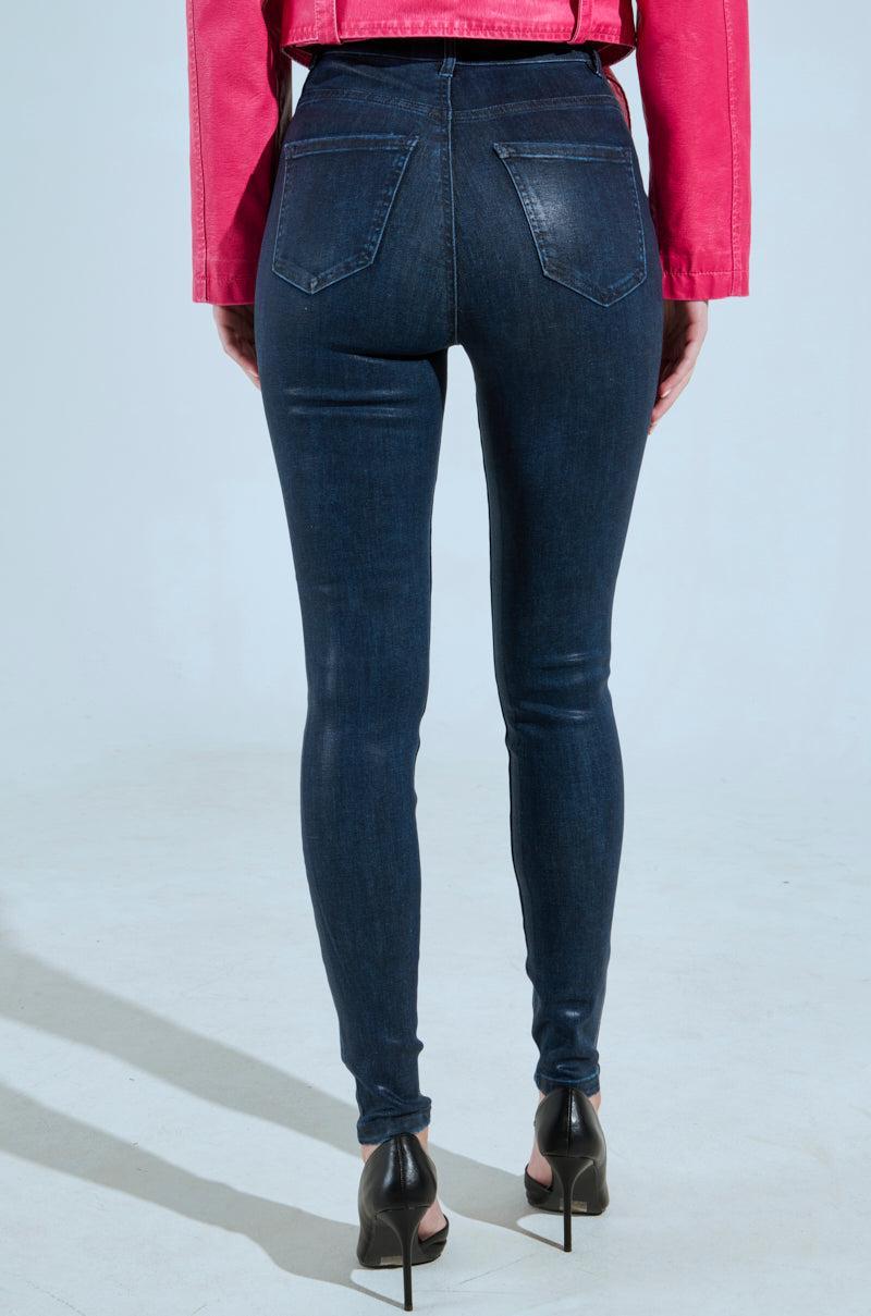 FLEX FIT DARK WASH WITH WAX EFFECT JEAN Product Image