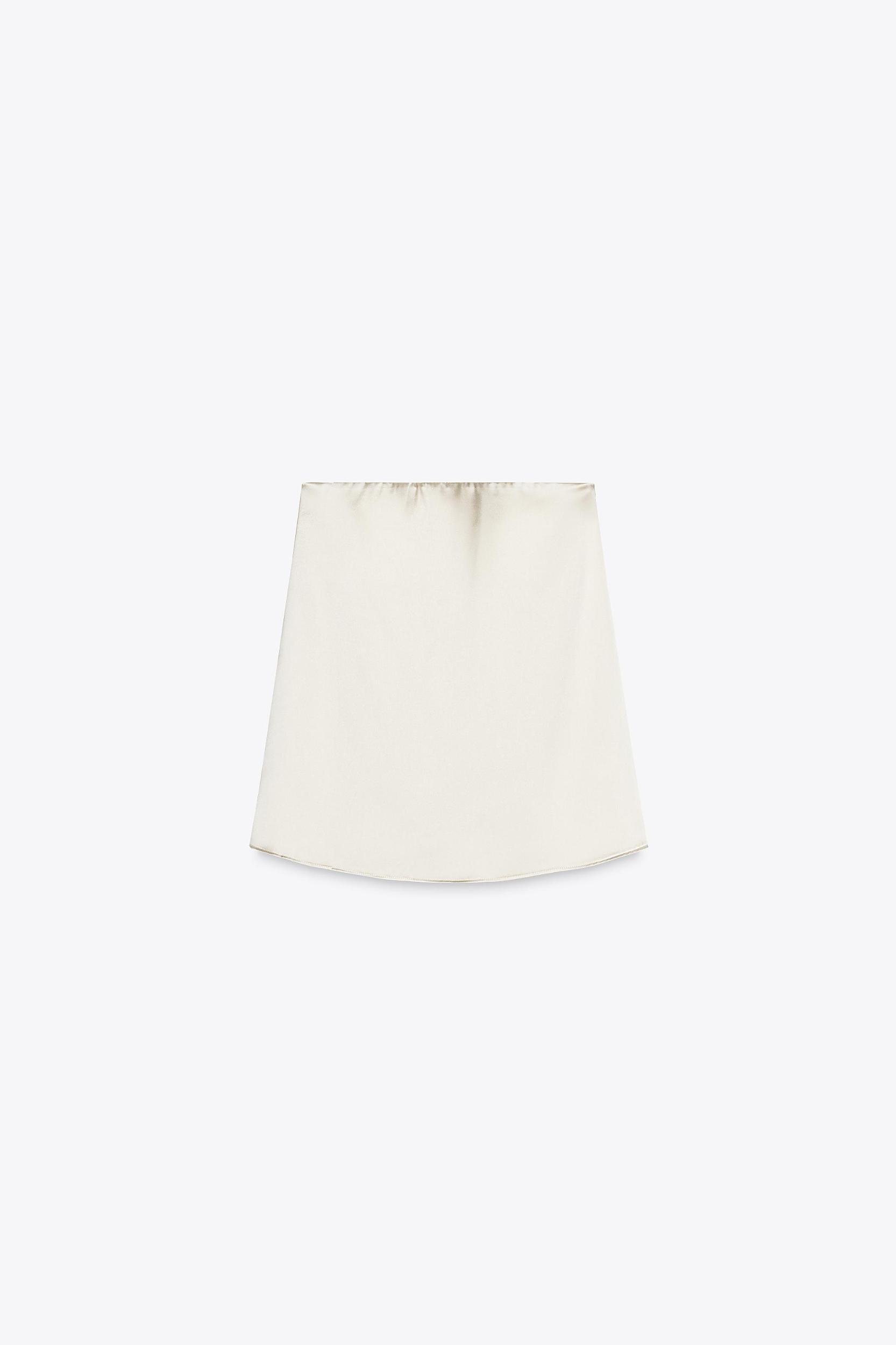 STRAPLESS SATIN EFFECT TOP Product Image