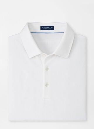 Peter Millar Mens Excursionist Flex Polo | Color: White | Size: L Product Image