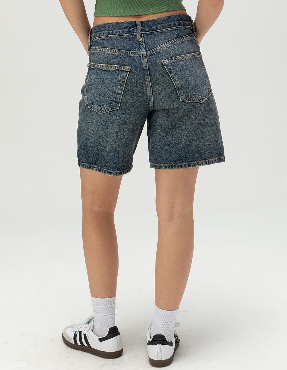 BDG Urban Outfitters Harden Womens Denim Shorts - MED BLAST Product Image