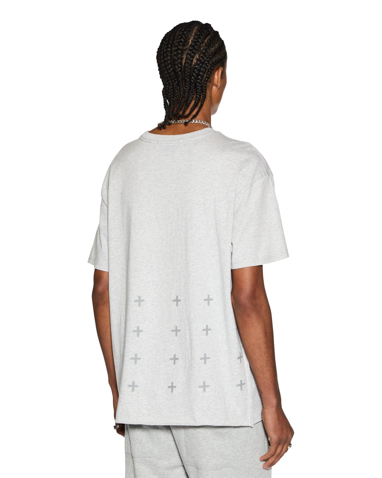 4 X 4 BIGGIE SS TEE GREY MARLE Male Product Image