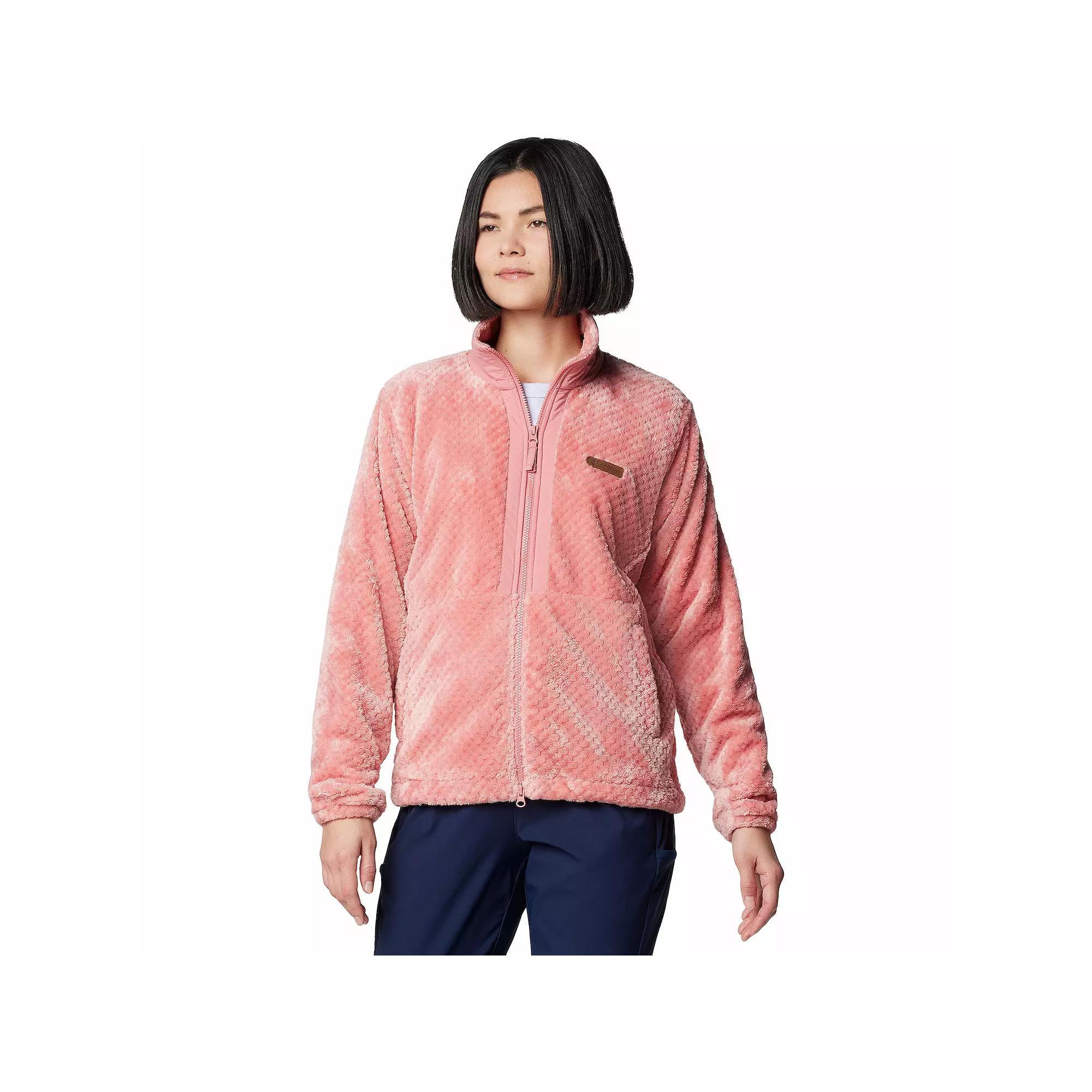 Women's Columbia Fire Side III Full Zip Jacket, Size: Large, Dark Grey Product Image