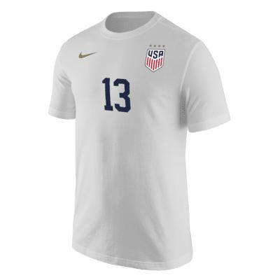 Alex Morgan USWNT Men's Nike Soccer T-Shirt Product Image