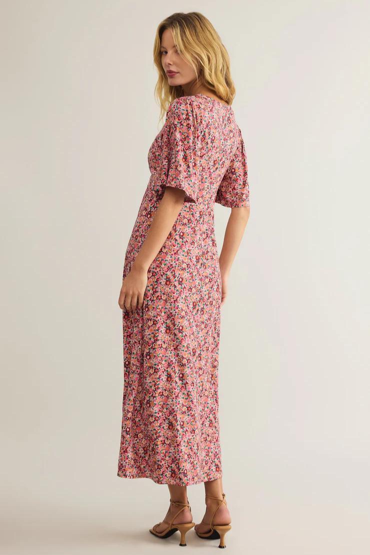 Mavis Dluce Floral Midi Dress Product Image