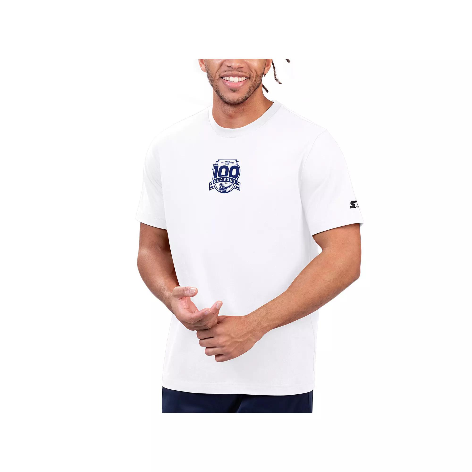 Mens Starter New York Giants 100th Season Prime Time T-Shirt Product Image