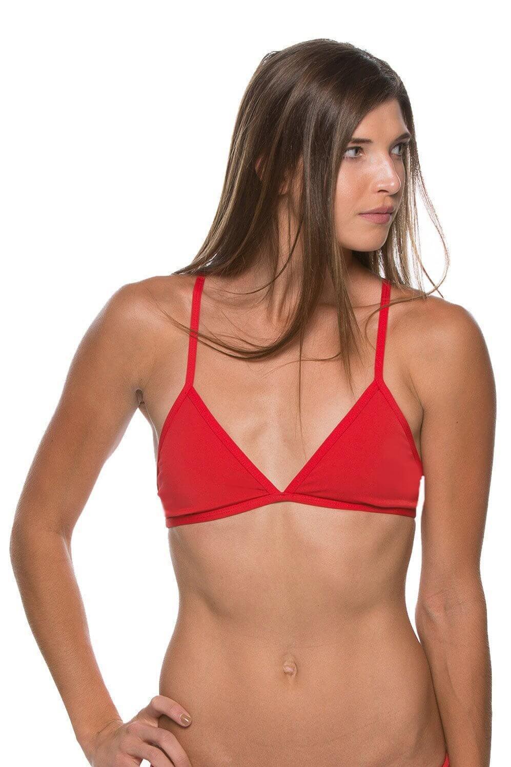 Vent Bikini Top - Pine Female Product Image