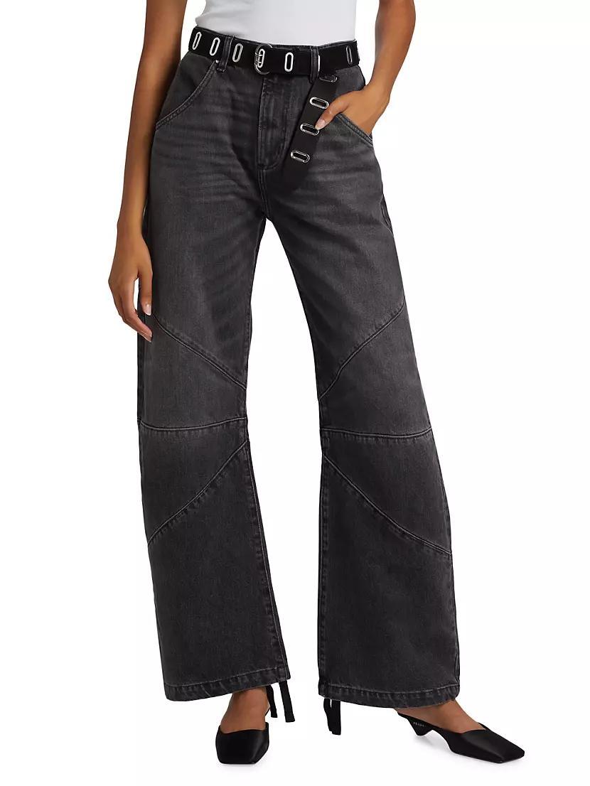 Frederic High-Rise Barrel Jeans Product Image