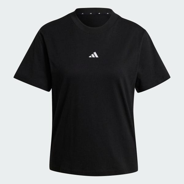 Womens adidas Essentials Small Logo Cotton T-Shirt Product Image