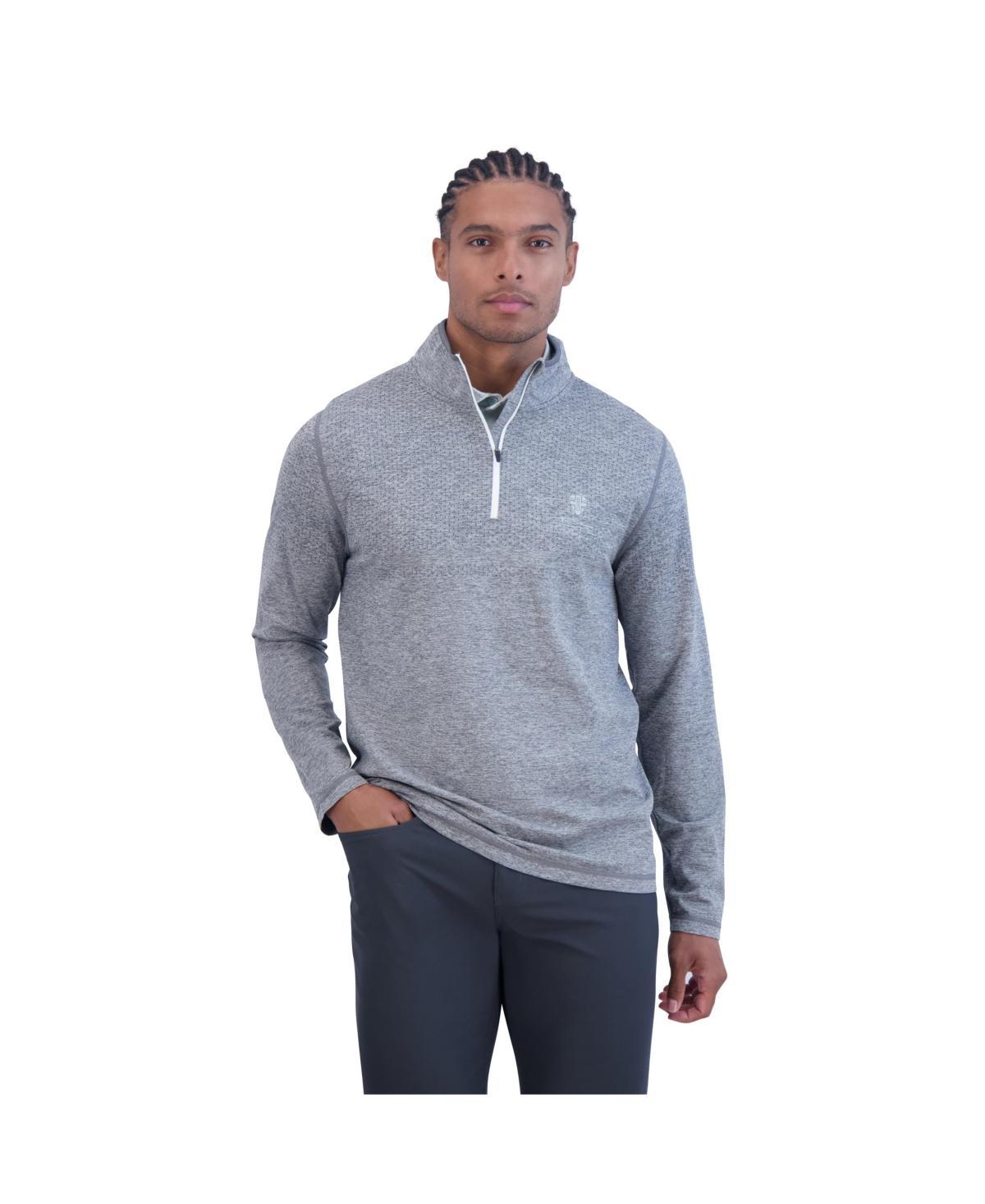Ben Sherman Mens Seamless Knit Quarter Zip Sweatshirt Product Image