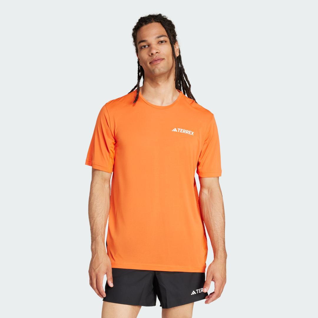 adidas Terrex Xperior Climacool+ Tee Semi Impact Orange XL Mens Product Image