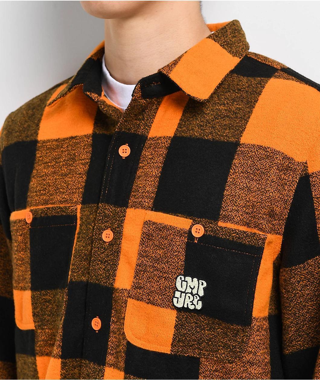 Empyre House Orange Flannel Shirt Product Image