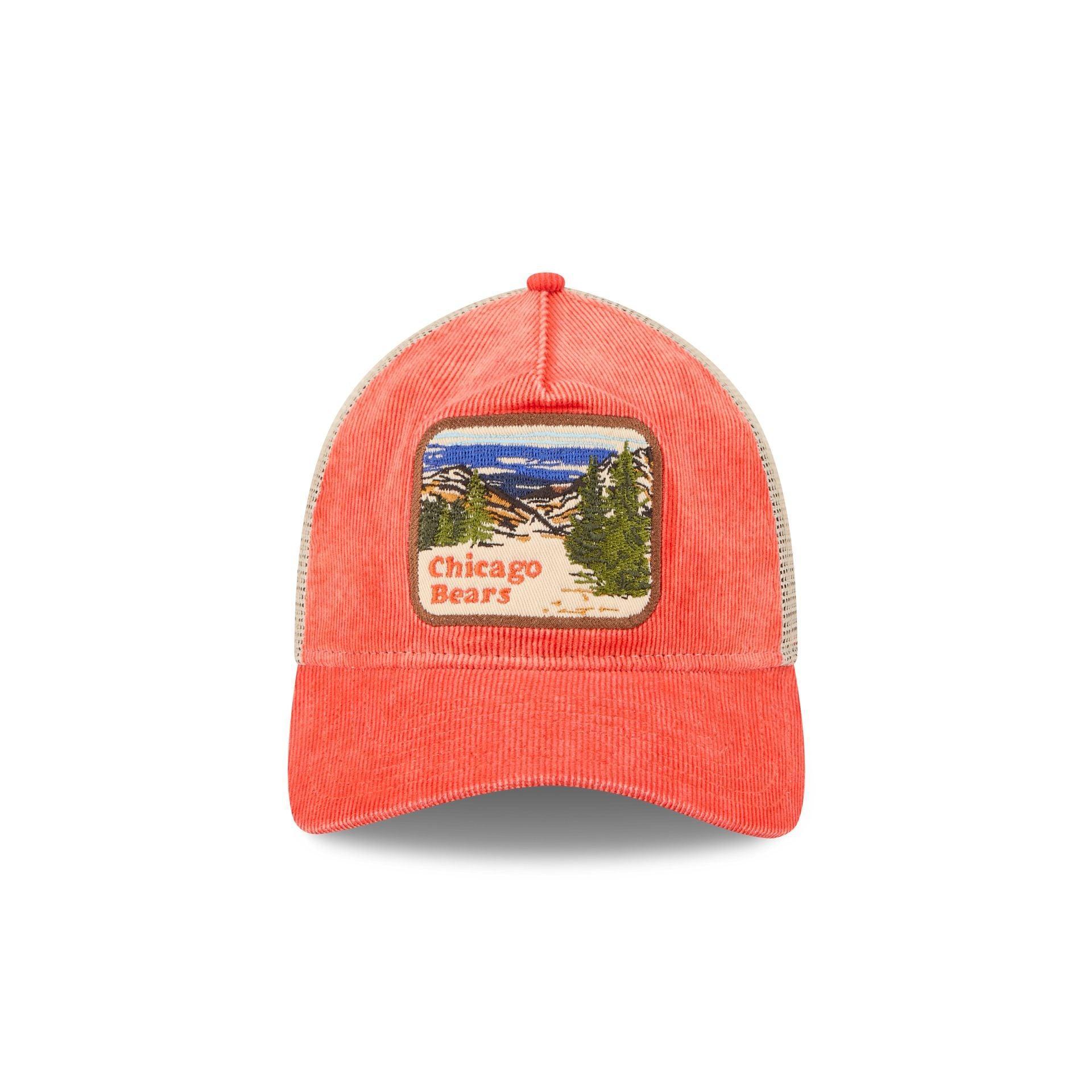 Chicago Bears Vintage Landscape 9TWENTY A-Frame Trucker Hat Male Product Image