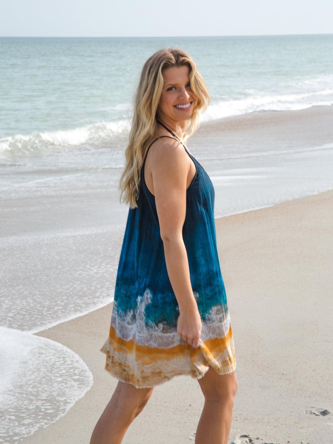 Coco Cotton Gauze Mini Dress Product Image
