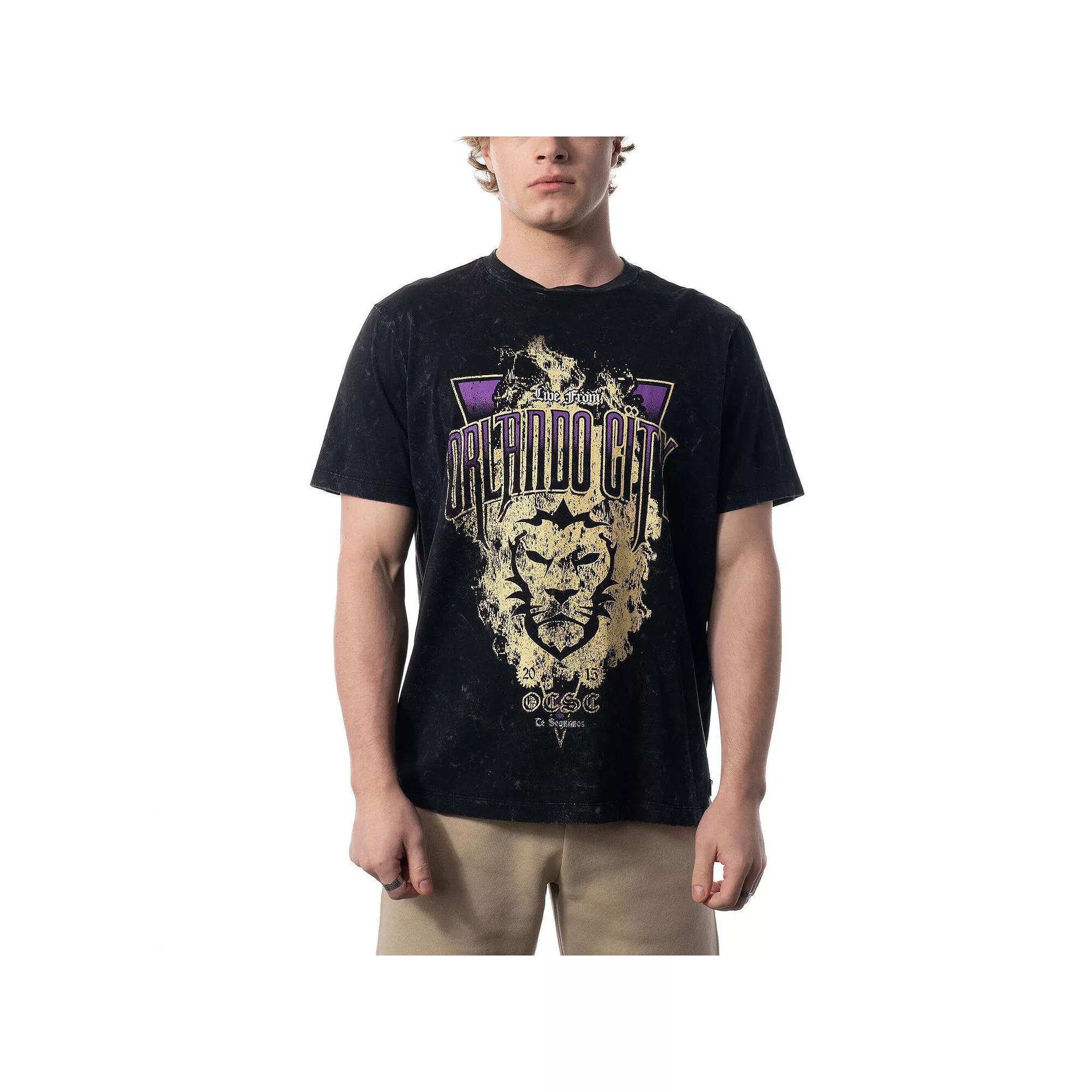 Men's The Wild Collective  Black Orlando City SC Concert T-Shirt, Size: Medium, Orf Black Product Image
