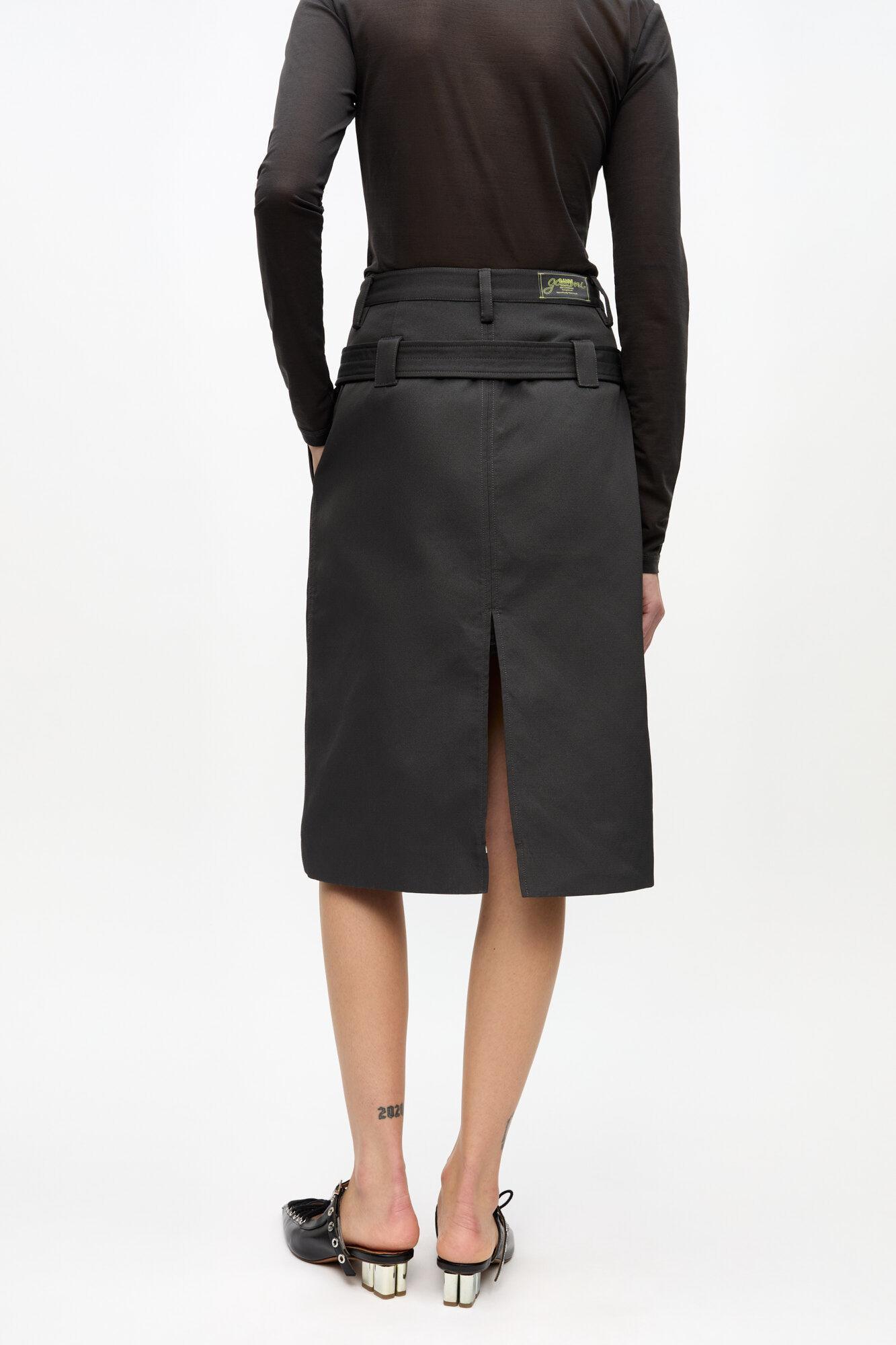 Black Bonded Crepe Blazer Product Image