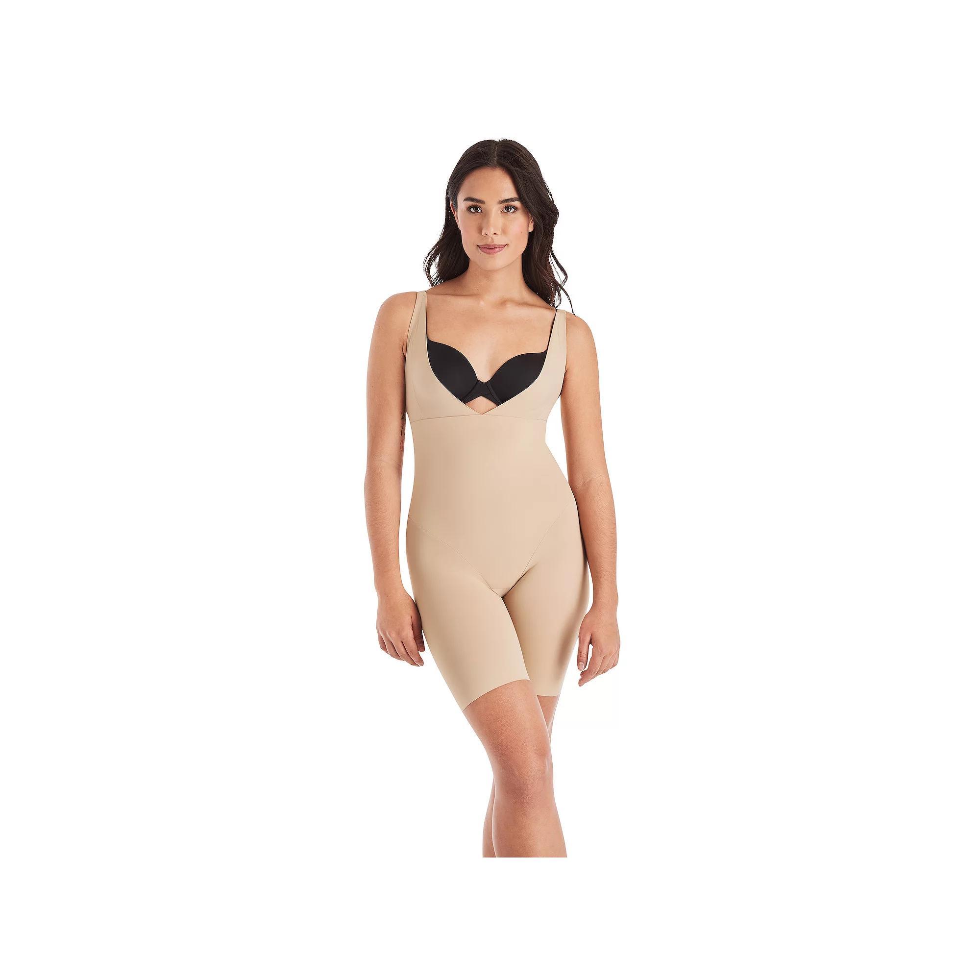 Maidenform Firm Control Shapewear Open Bust Body Shaper with Anti-Static Fabric 2556, Womens Product Image